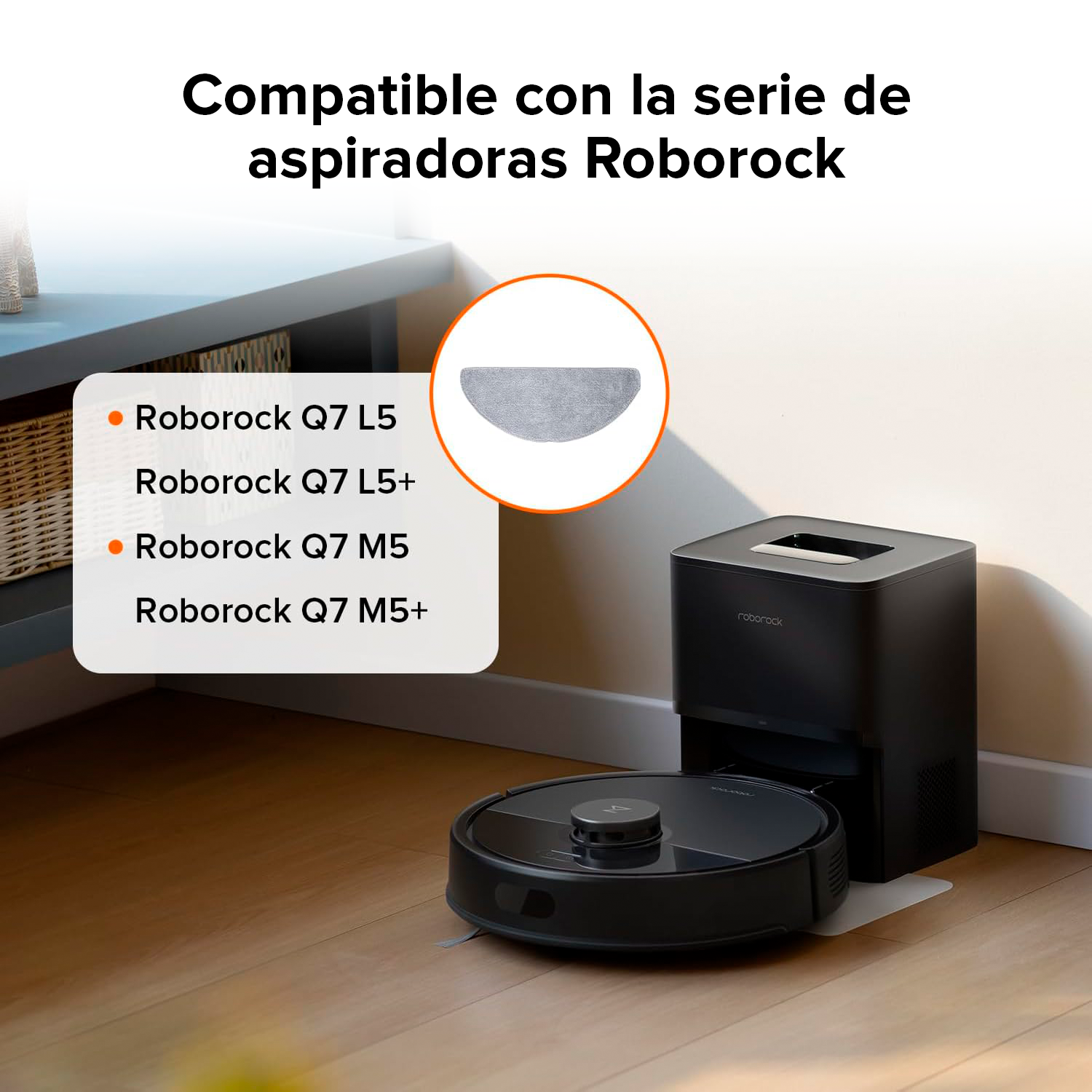 Mopa para aspiradora robot Q7L5 y Q7L5+
