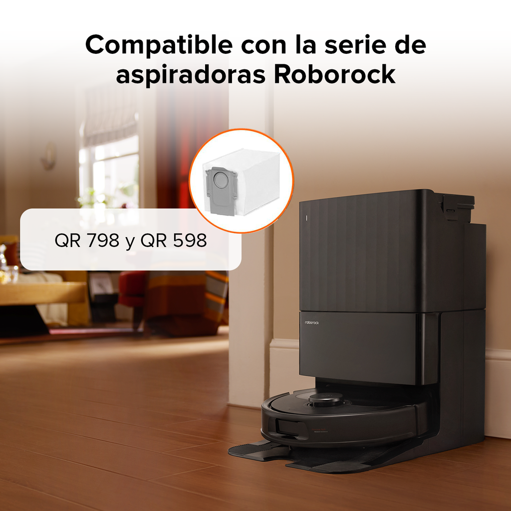 Roborock 3 Bolsas de Polvo Desechables